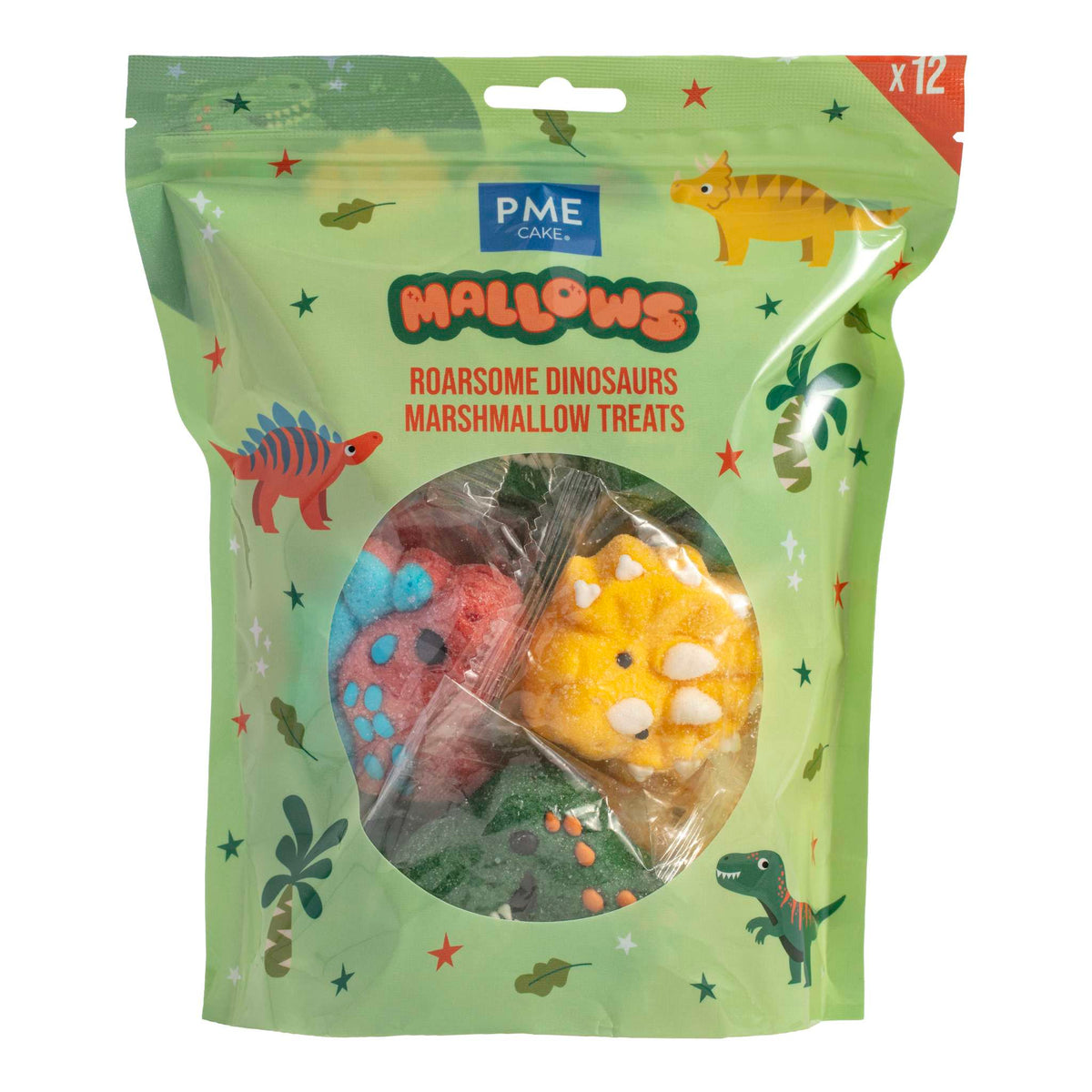 Roarsome Dinosaurs Marshmallow Treats Pk/12 (180g / 6.34oz)