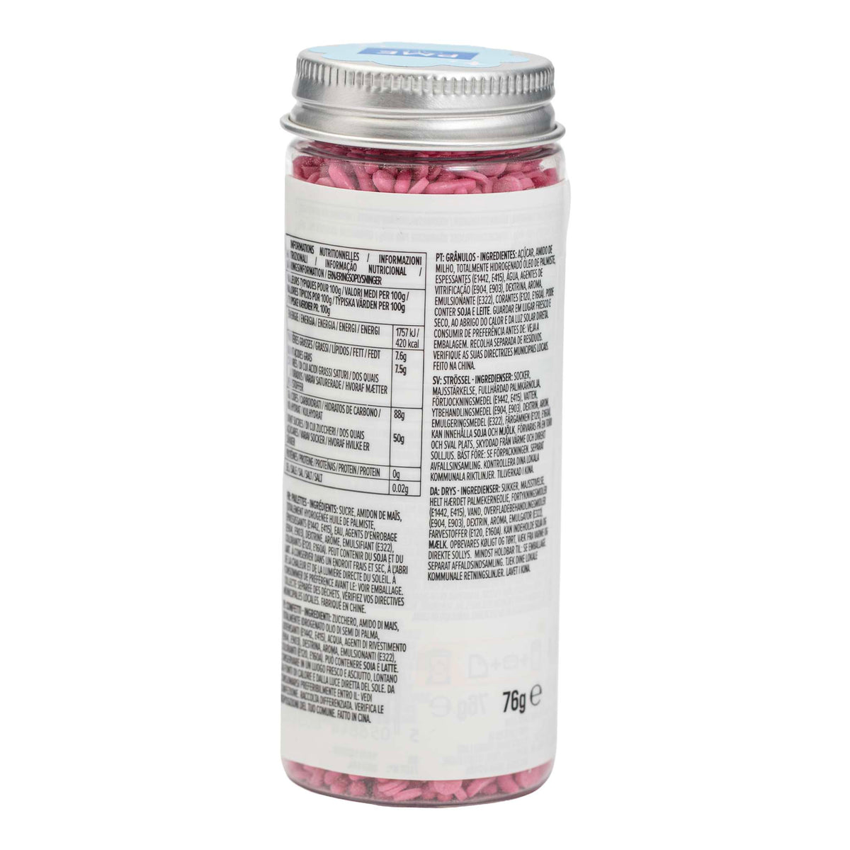 Streusel-Mischung für Kuchen - Pink (76g / 2,68oz)