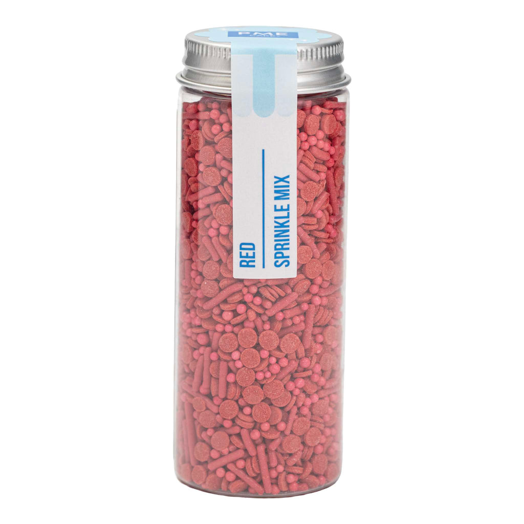 Mélange de sprinkles pour gâteau - Rouge (76g / 2,68oz)