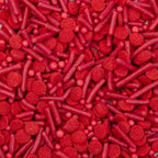 Mélange de sprinkles pour gâteau - Rouge (76g / 2,68oz)