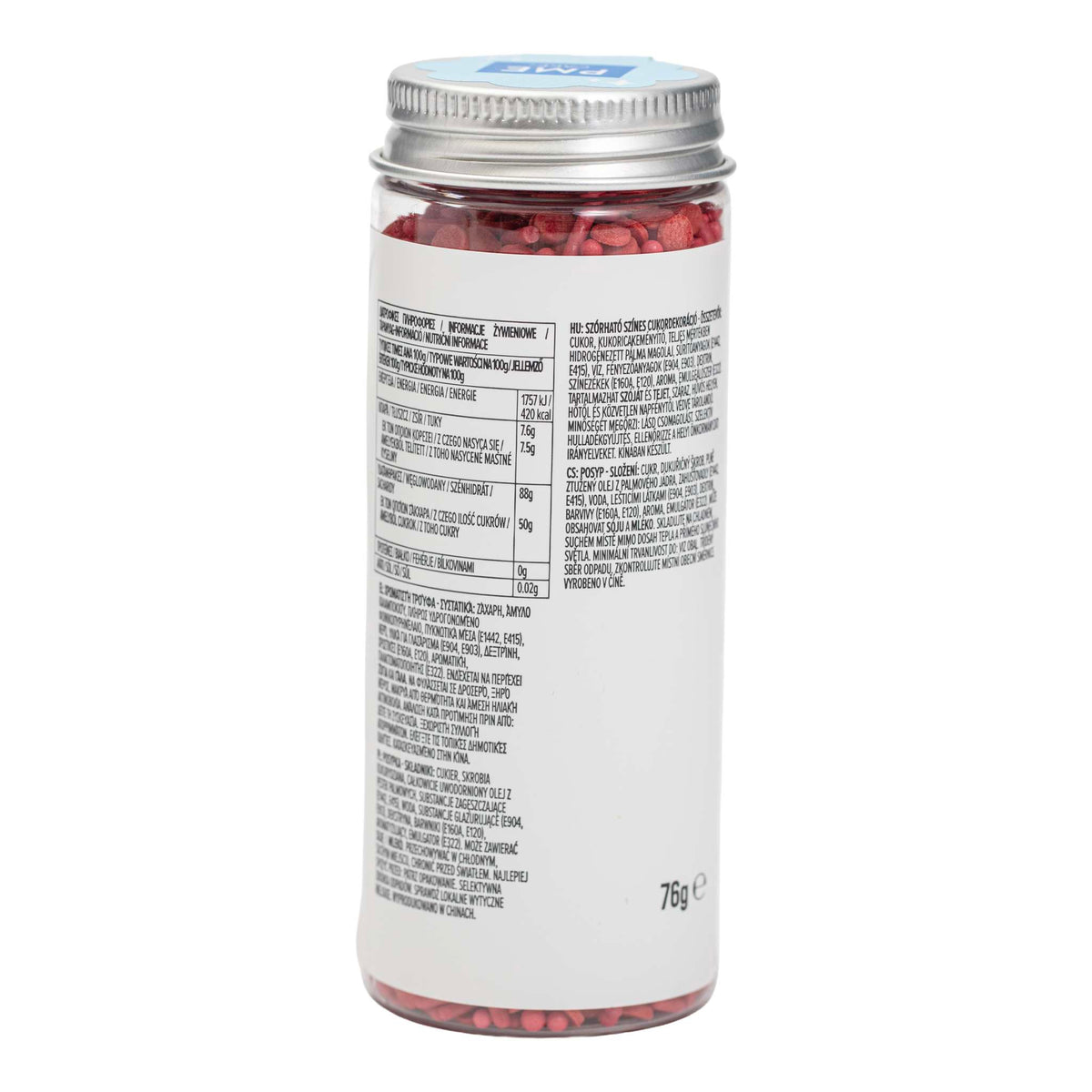 Mélange de sprinkles pour gâteau - Rouge (76g / 2,68oz)