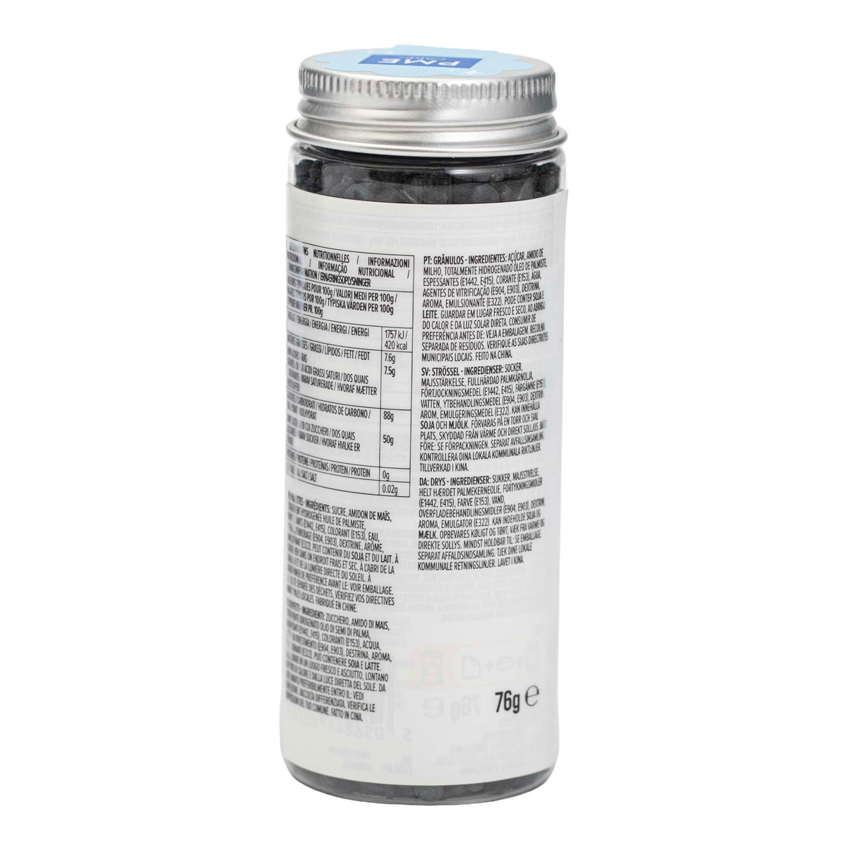 Mélange de sprinkles pour gâteau - Noir (76g / 2,68oz)