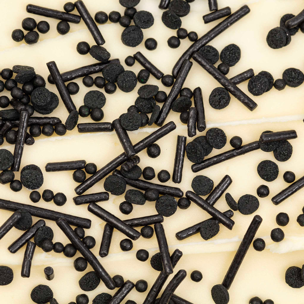Mélange de sprinkles pour gâteau - Noir (76g / 2,68oz)