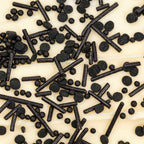 Mélange de sprinkles pour gâteau - Noir (76g / 2,68oz)