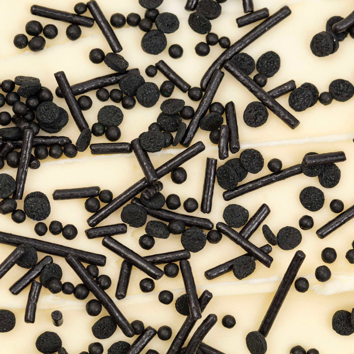 Mélange de sprinkles pour gâteau - Noir (76g / 2,68oz)
