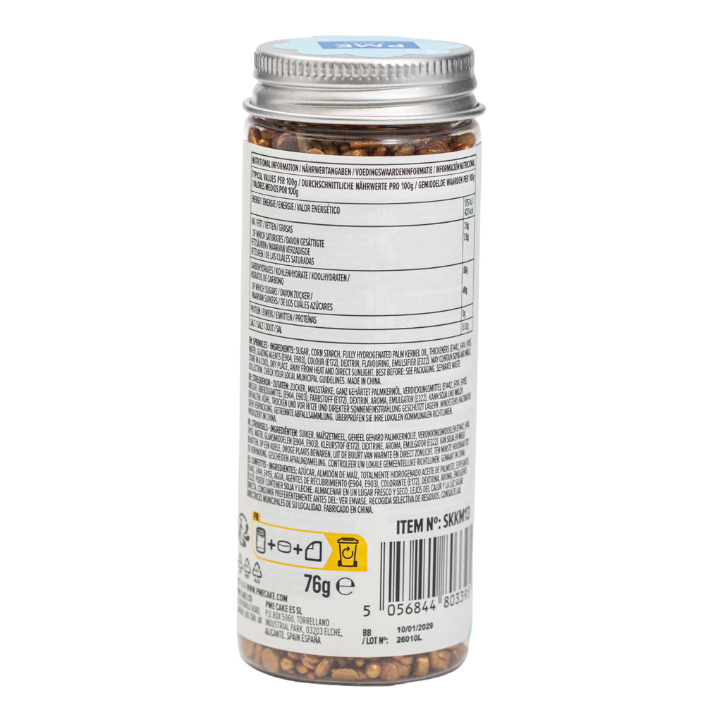Gold Sprinkle Mix (76g)