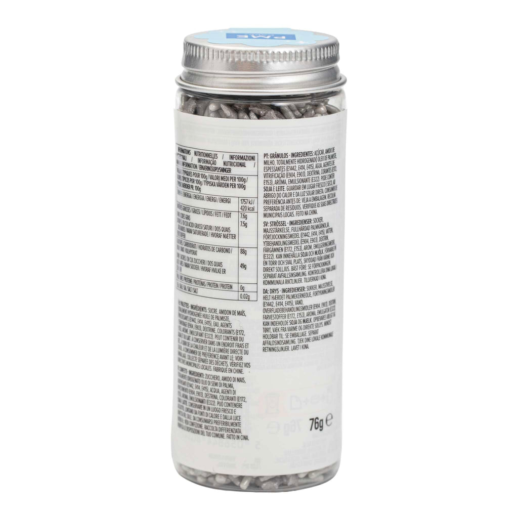 Silver Sprinkle Mix (76g)