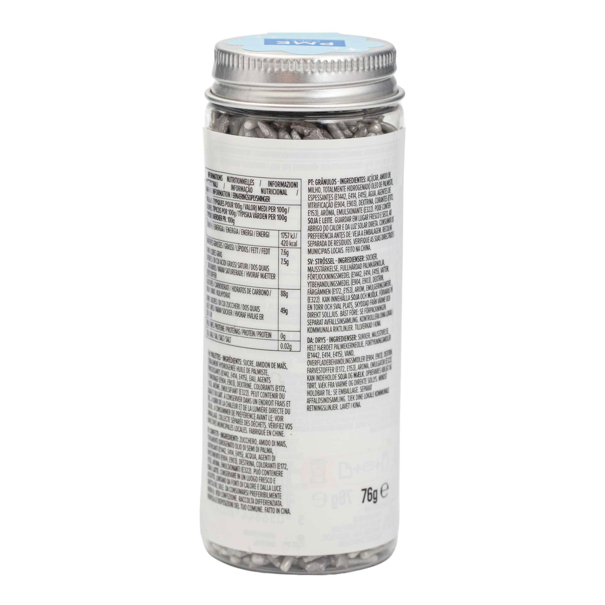 Silver Sprinkle Mix (76g)