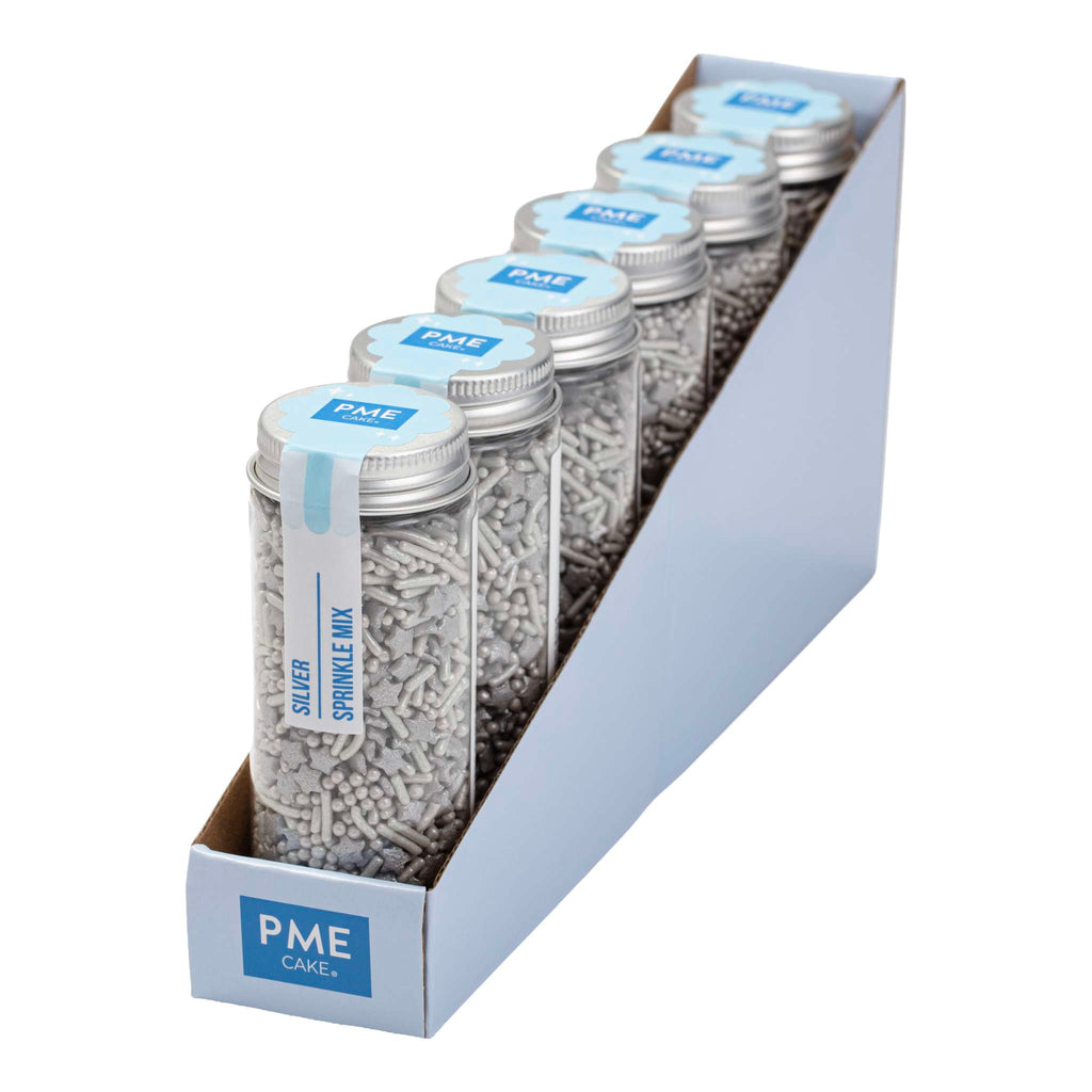 Silver Sprinkle Mix (76g)