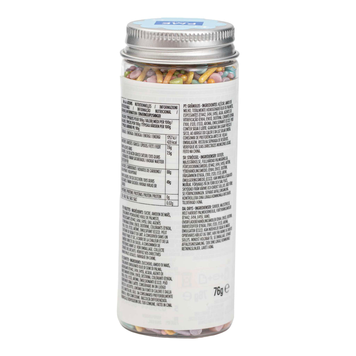 Pastel Rainbow Sprinkle Mix (76g)