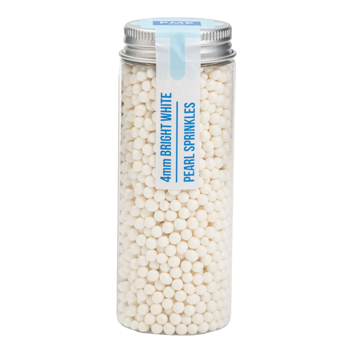 Parelstrooisels - Helderwit 4mm (74g / 2,61oz)