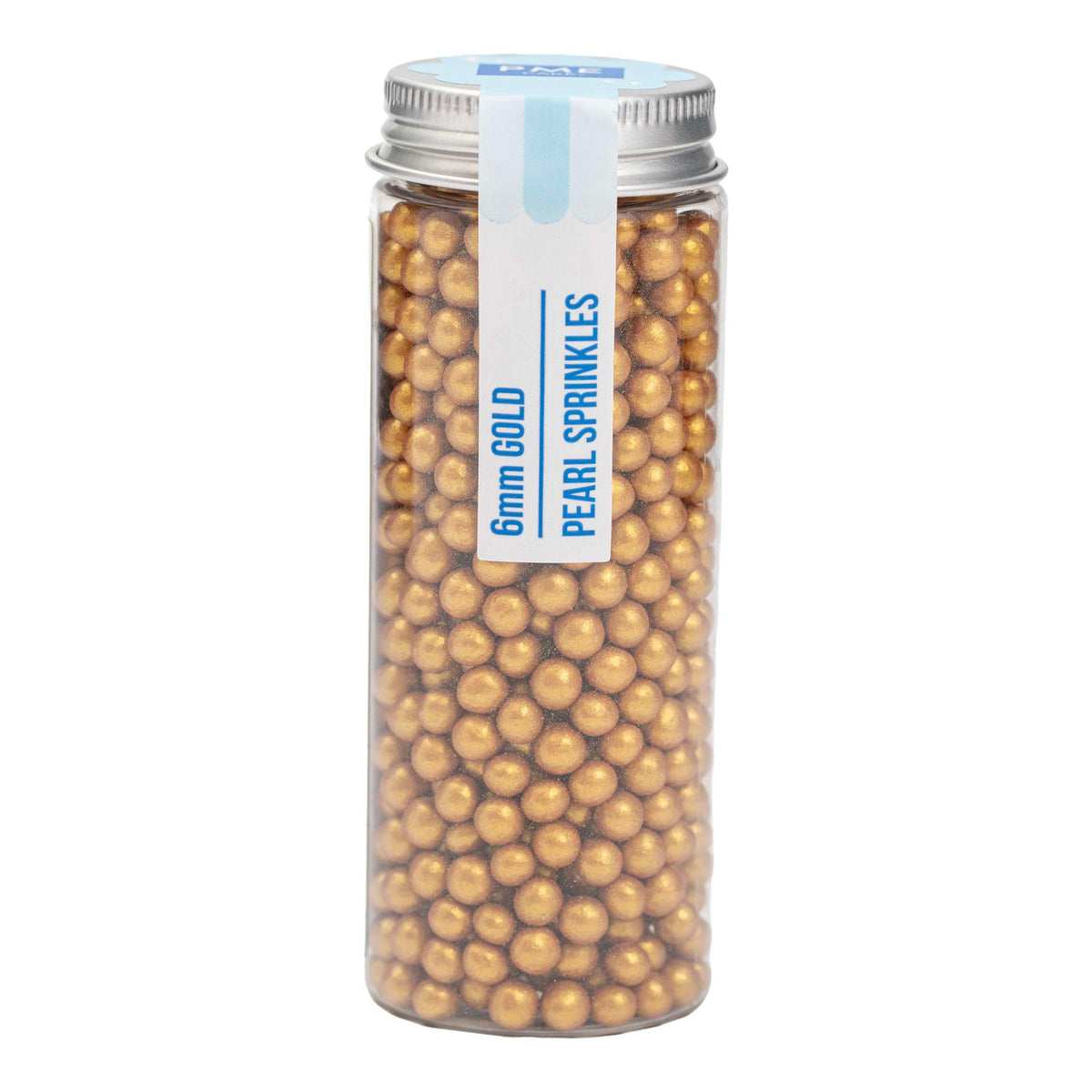 Gold Pearl Sprinkles 6mm (60g)