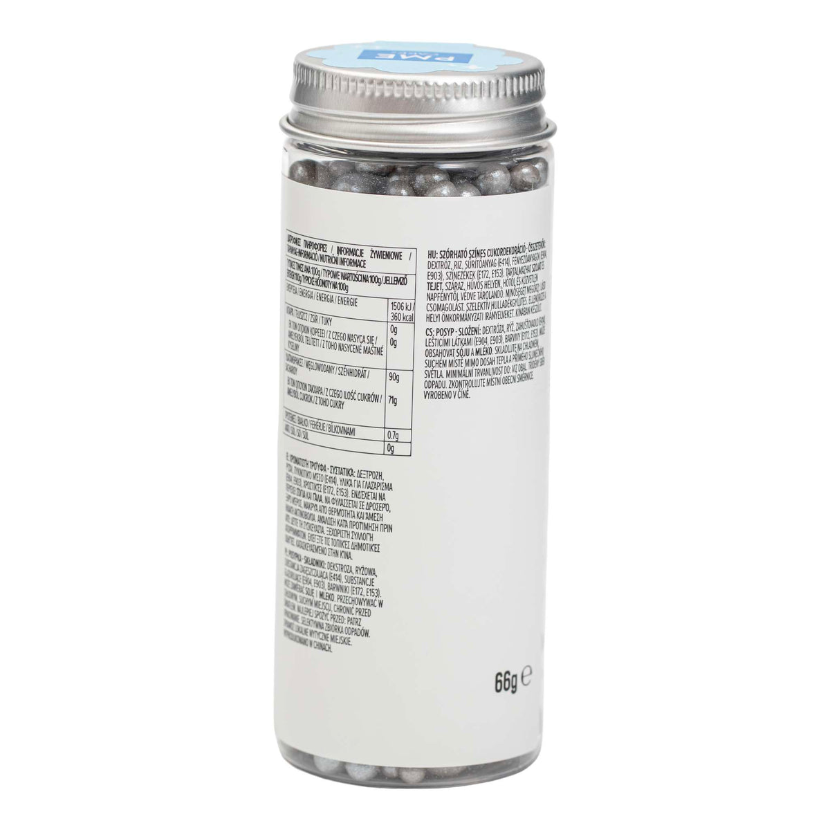Silver Pearl Sprinkles (66g)