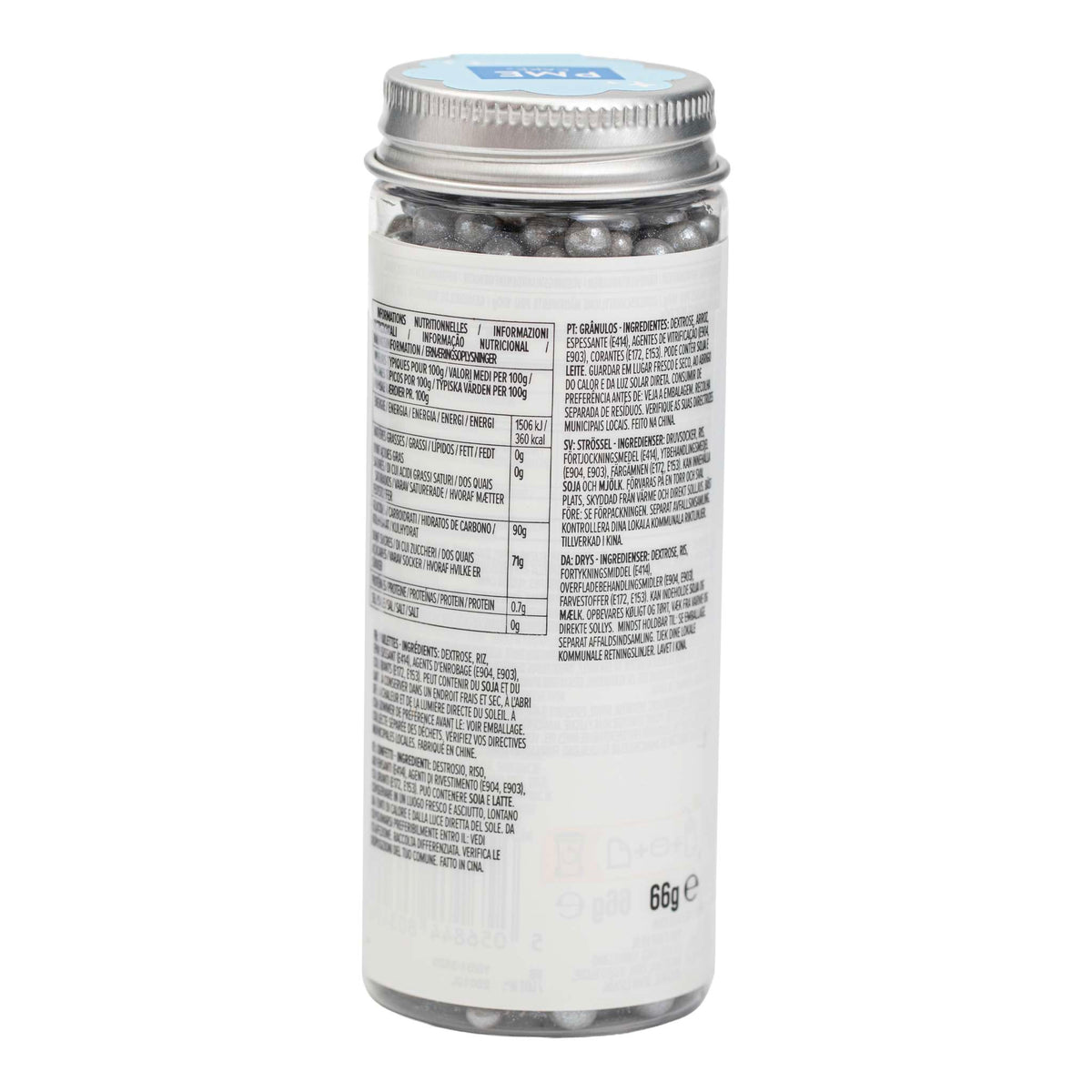 Silver Pearl Sprinkles (66g)