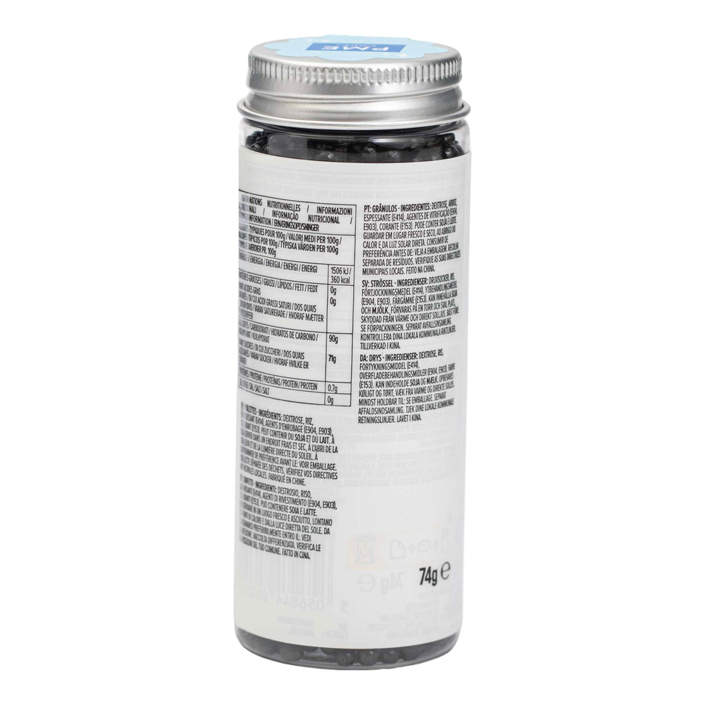 Sprinkles de Perlas - Negro 4mm (74g / 2,61oz)