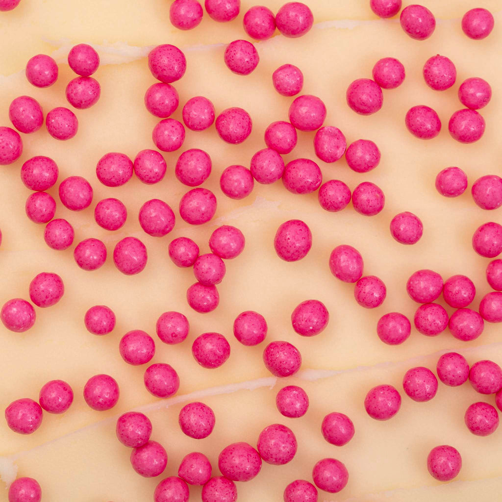 Perles comestibles - Rose vif 4mm (74g / 2,61oz)