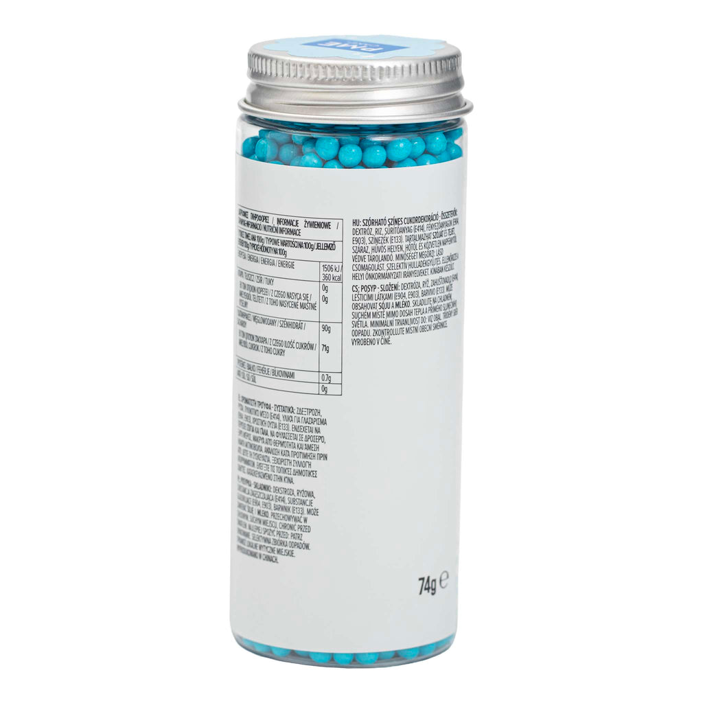 Perlenstreusel - Babyblau 4mm (74g / 2,61oz)