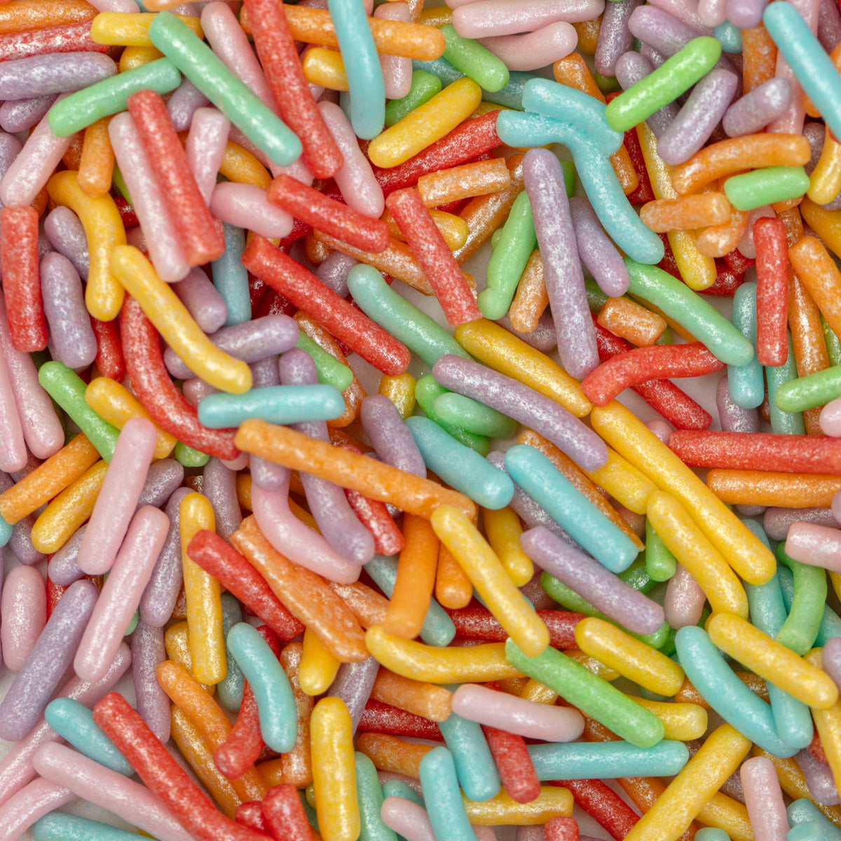 Pastel Rainbow Sprinkle Strands (75g)