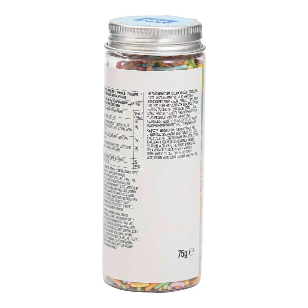 Fils de sprinkles - Arc-en-ciel pastel (75g / 2,64oz)