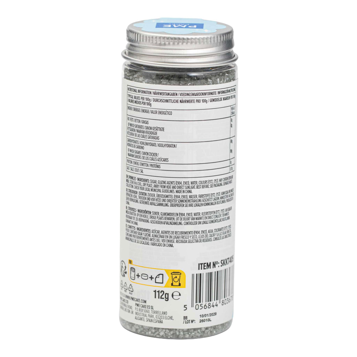 Silver Sugar Sprinkles (112g)