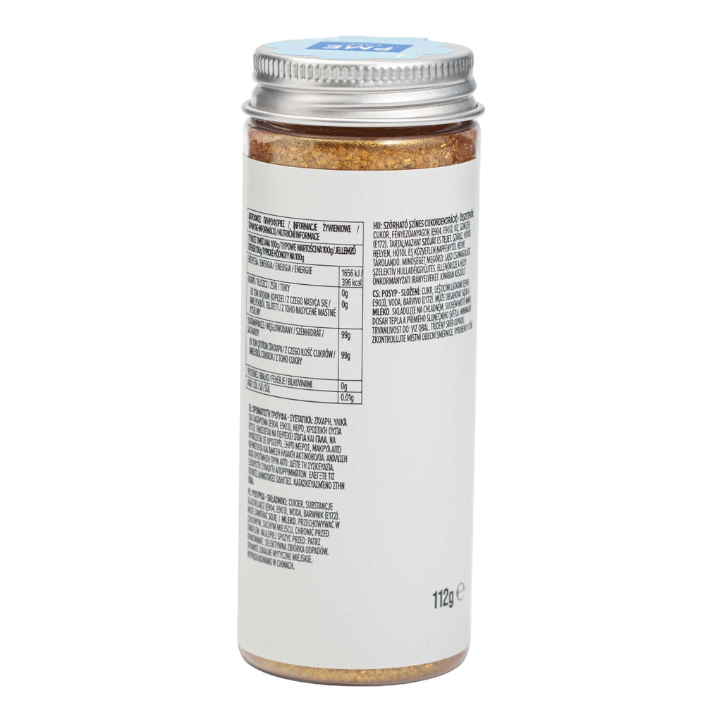 Gold Sugar Sprinkles (112g)