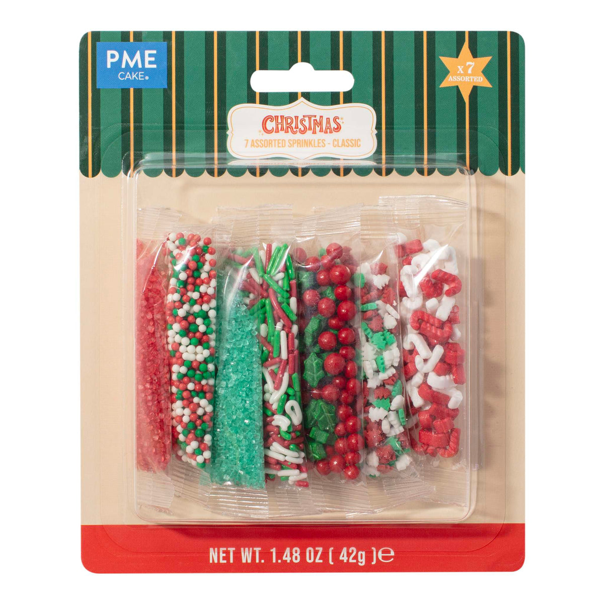 Classic Assorted Sprinkles Pk/7 (1.48oz / 42g)