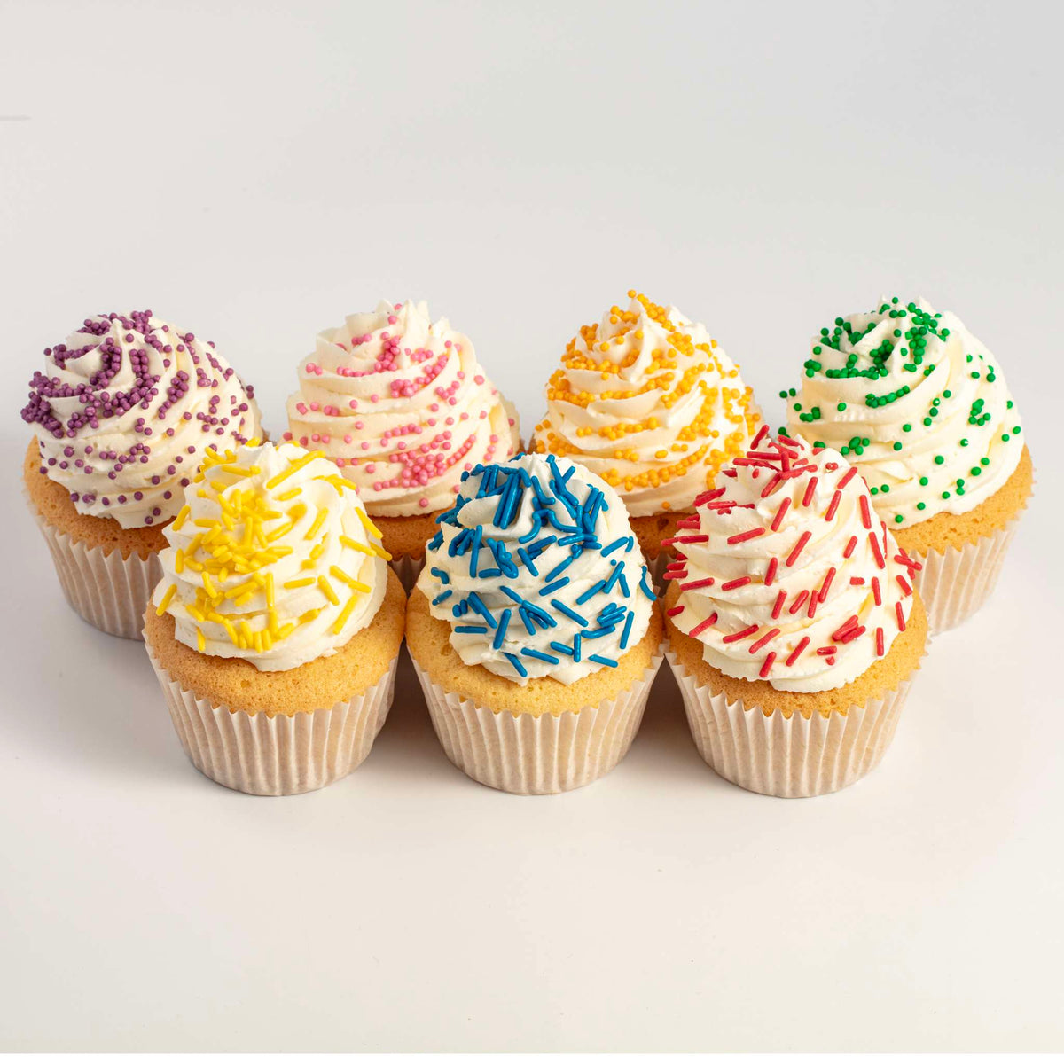 Rainbow Assorted Sprinkles Pk/7 (48g / 1.69oz)