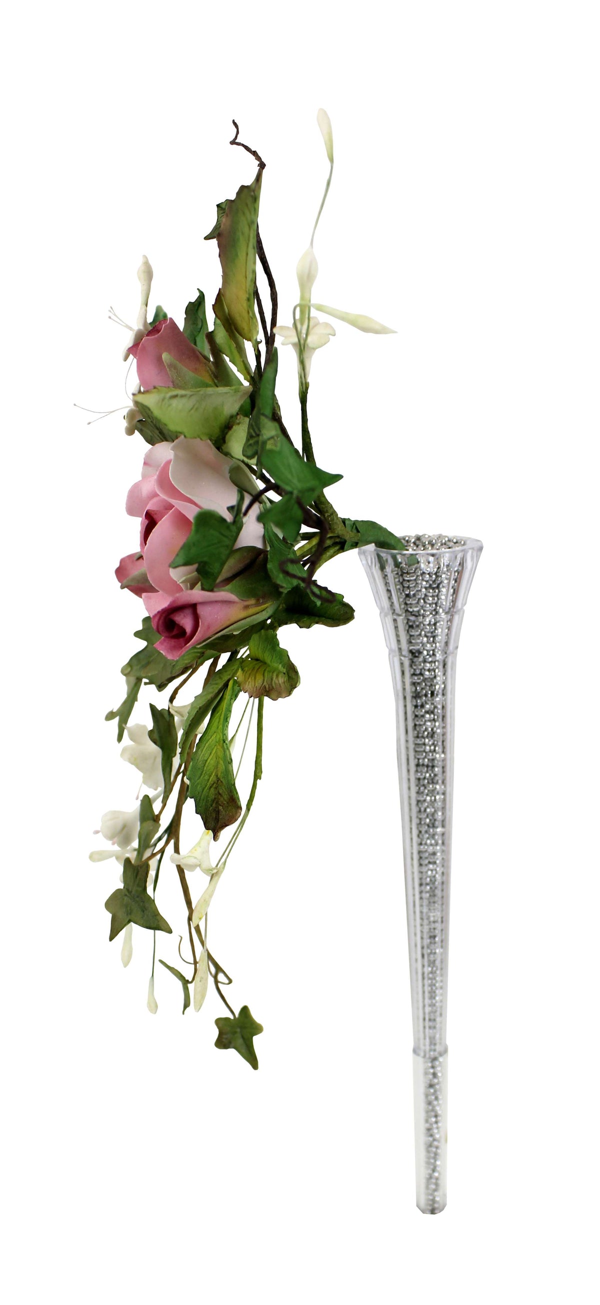 Clear Plastic Spiked Pillars Pk/4 (9" / 229mm)