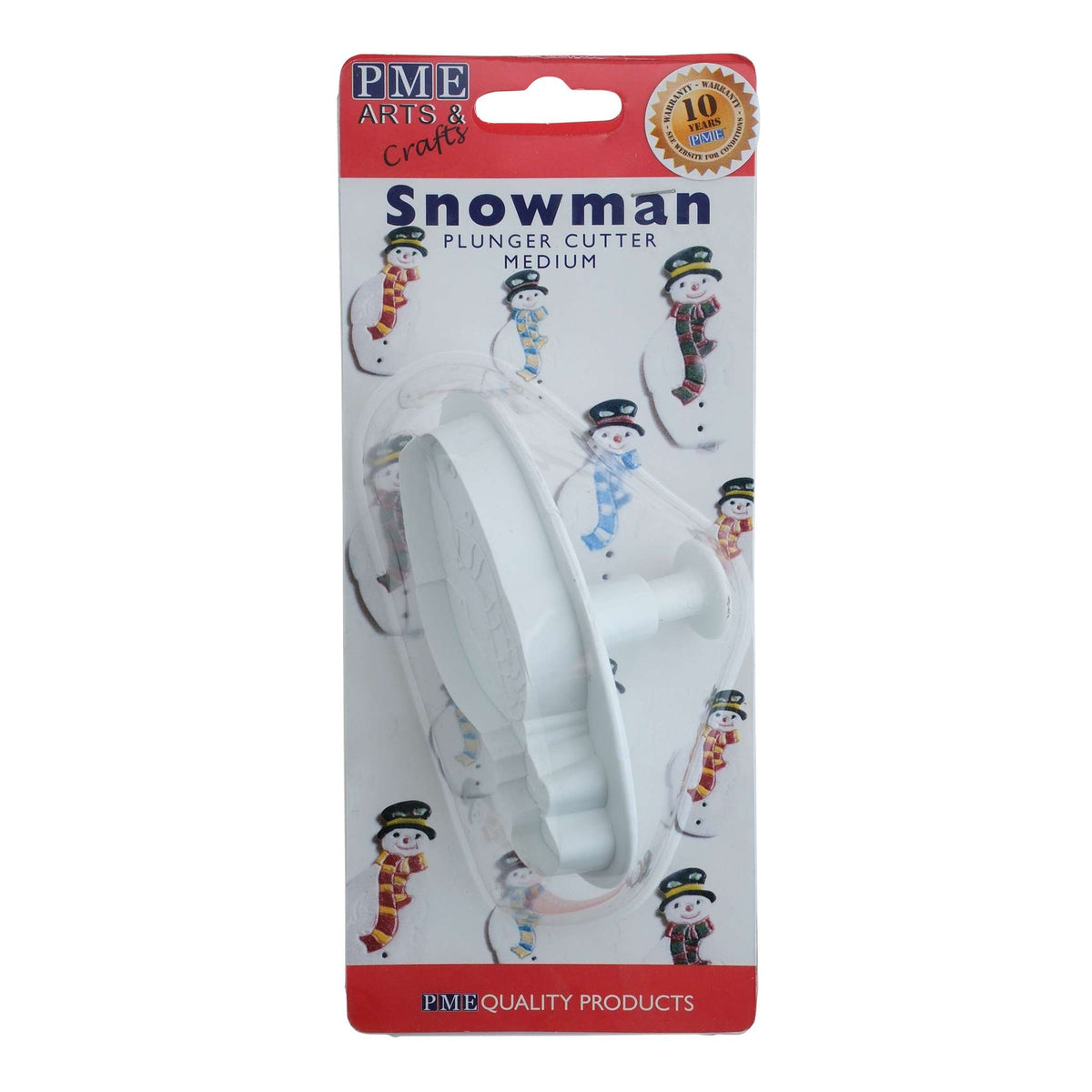 Medium Snowman Fondant Plunger Cutter