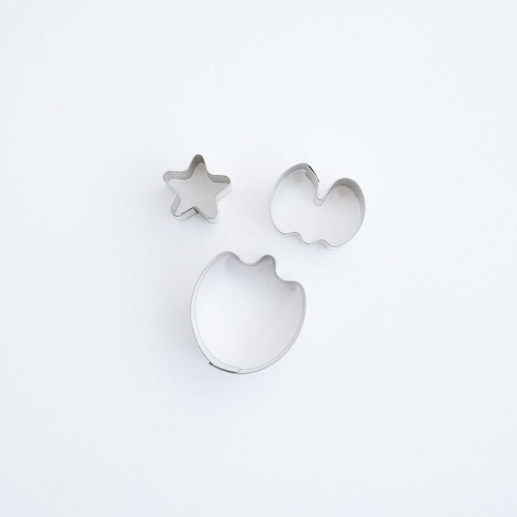 Small Sweet Pea Fondant Cutters Set Of 3