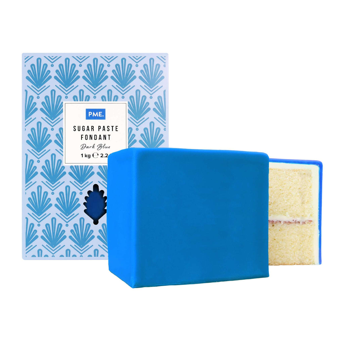 Zuckerpaste Fondant - Dunkelblau (1kg)