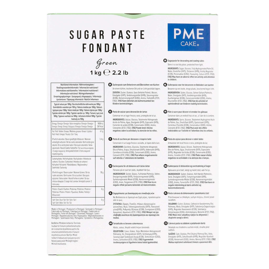 Suikerpasta Fondant - Groen (1kg)
