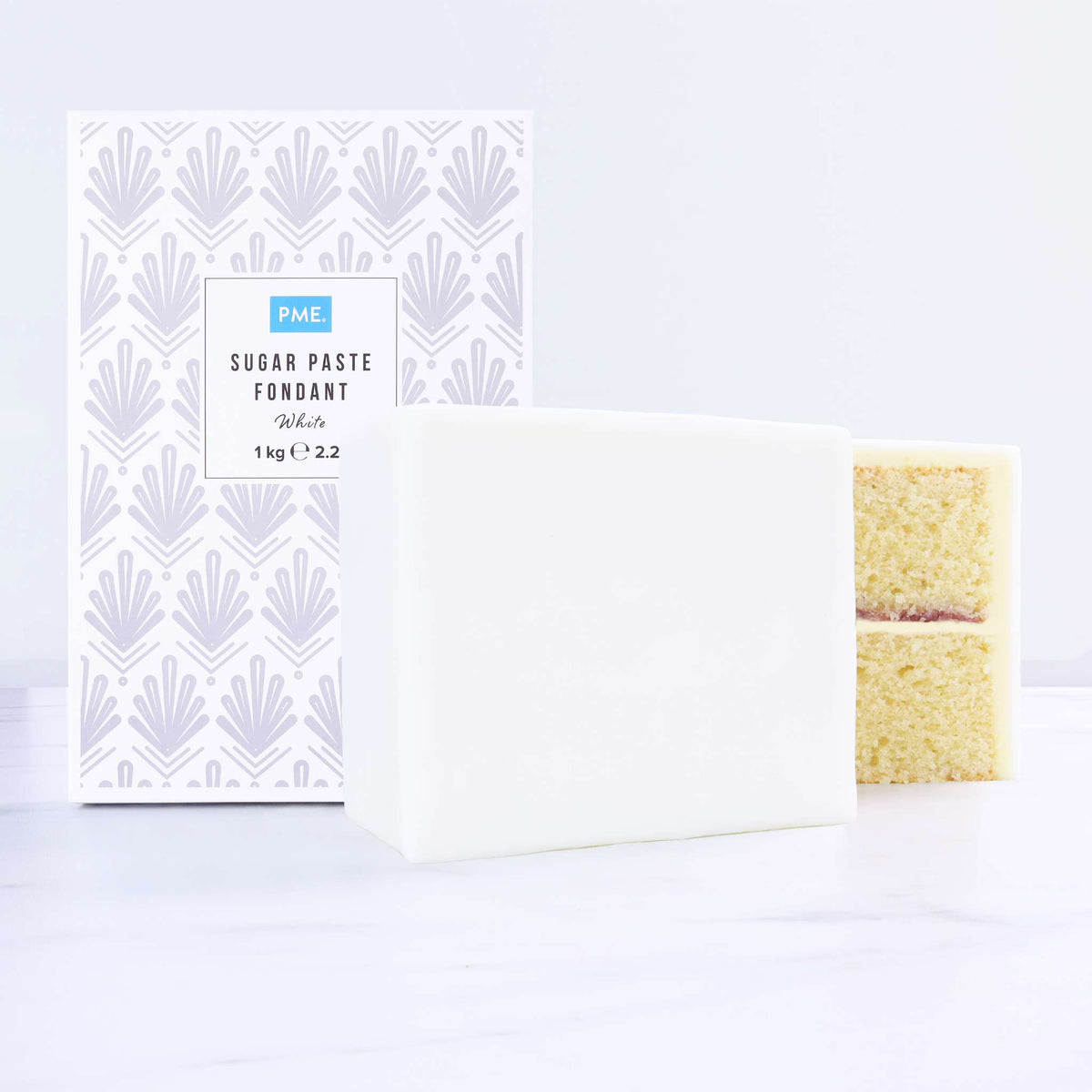 Pâte à Sucre Fondant - Blanc (1kg)