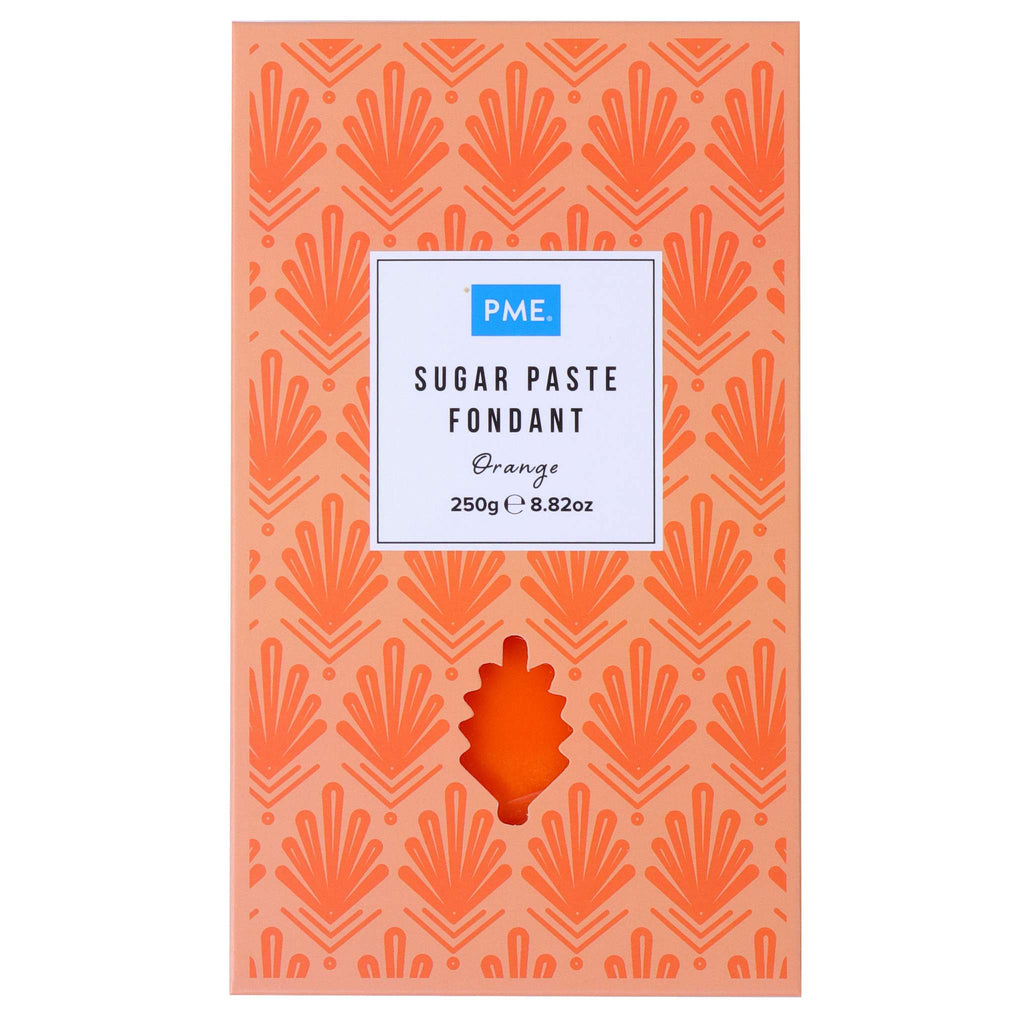 Pâte à Sucre Fondant - Orange (250g)