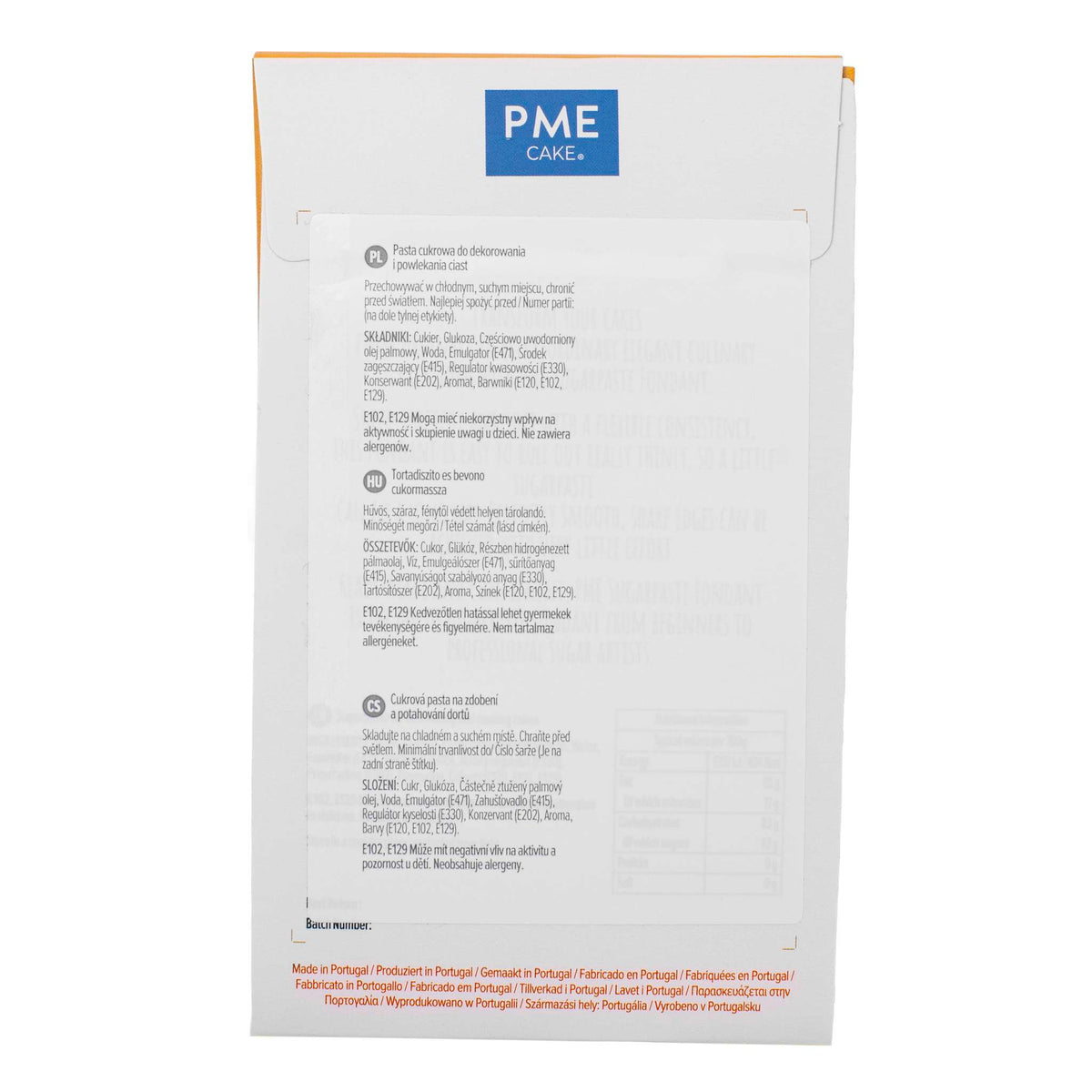 Pâte à Sucre Fondant - Orange (250g)