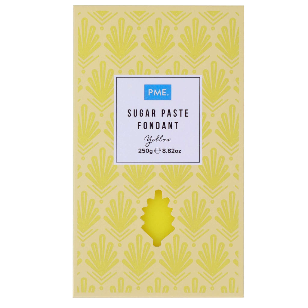 Pâte à Sucre Fondant - Jaune (250g)