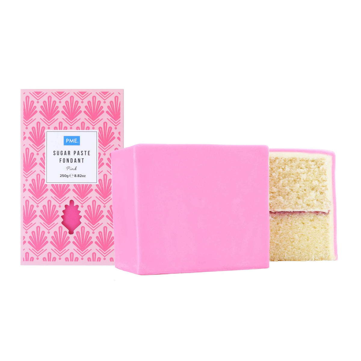 Pâte à Sucre Fondant - Rose (250g)