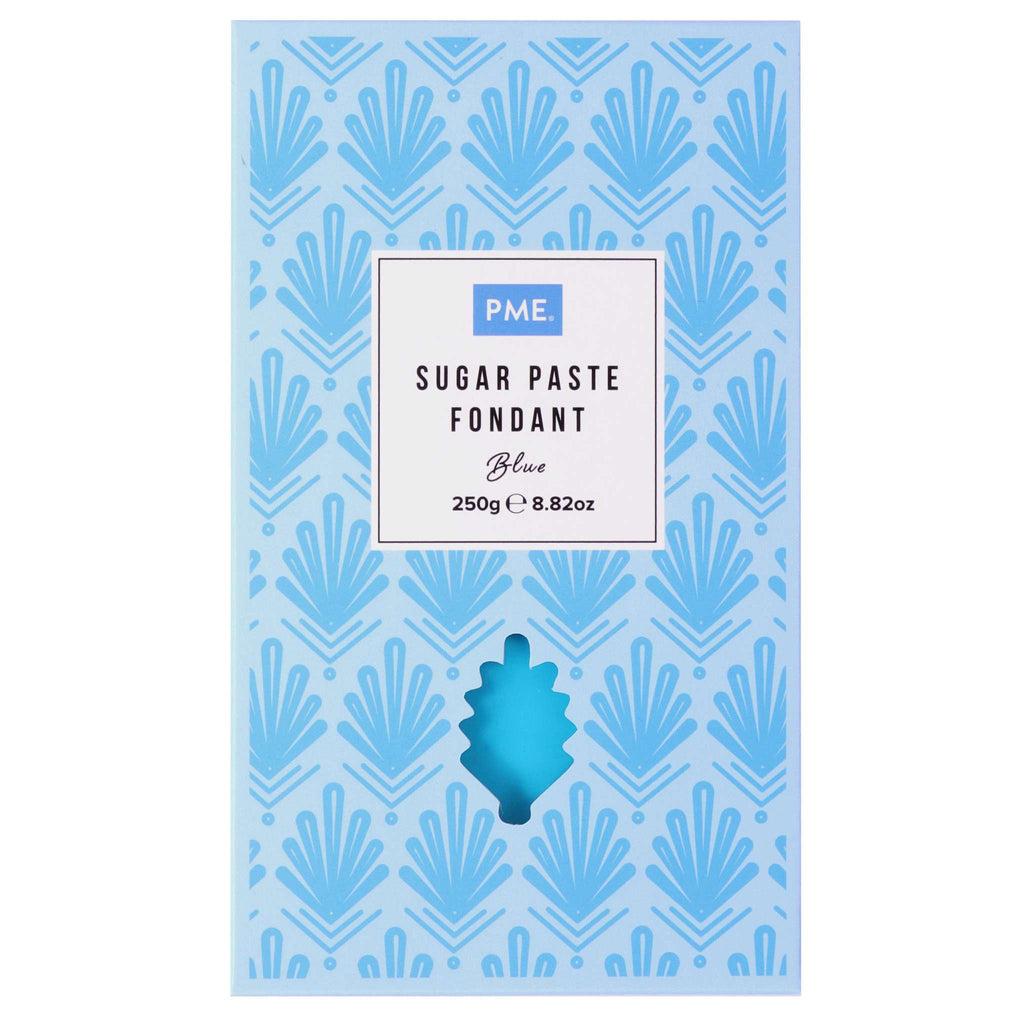 PME Blue Sugar Paste Fondant (250g / 8.82oz)