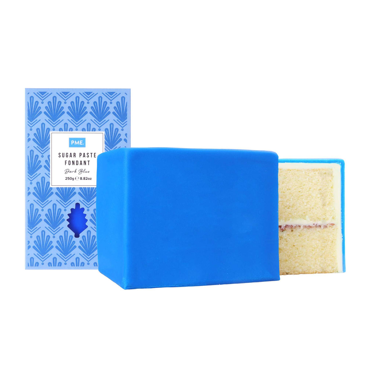 Pâte à Sucre Fondant - Bleu Foncé (250g)