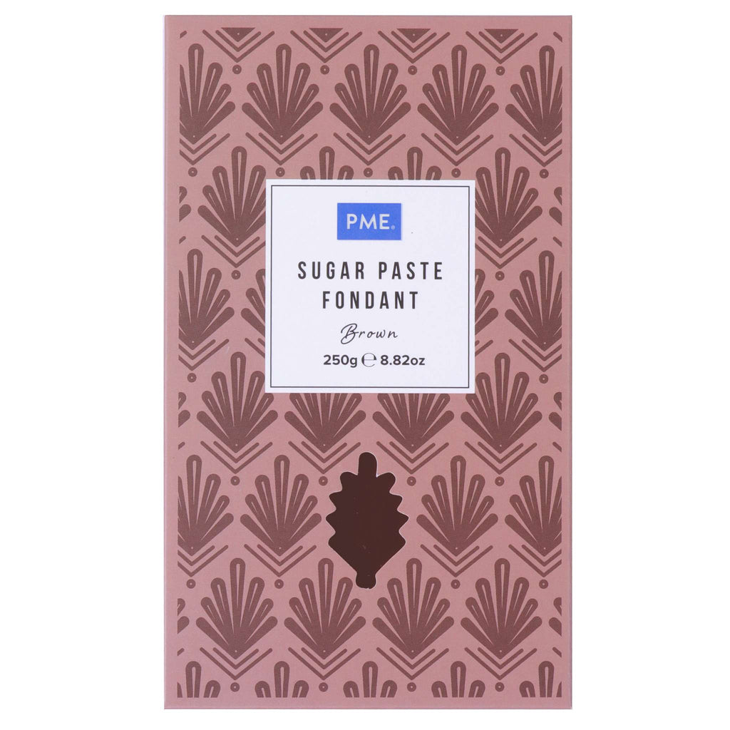 PME Brown Sugar Paste Fondant (250g / 8.82oz)