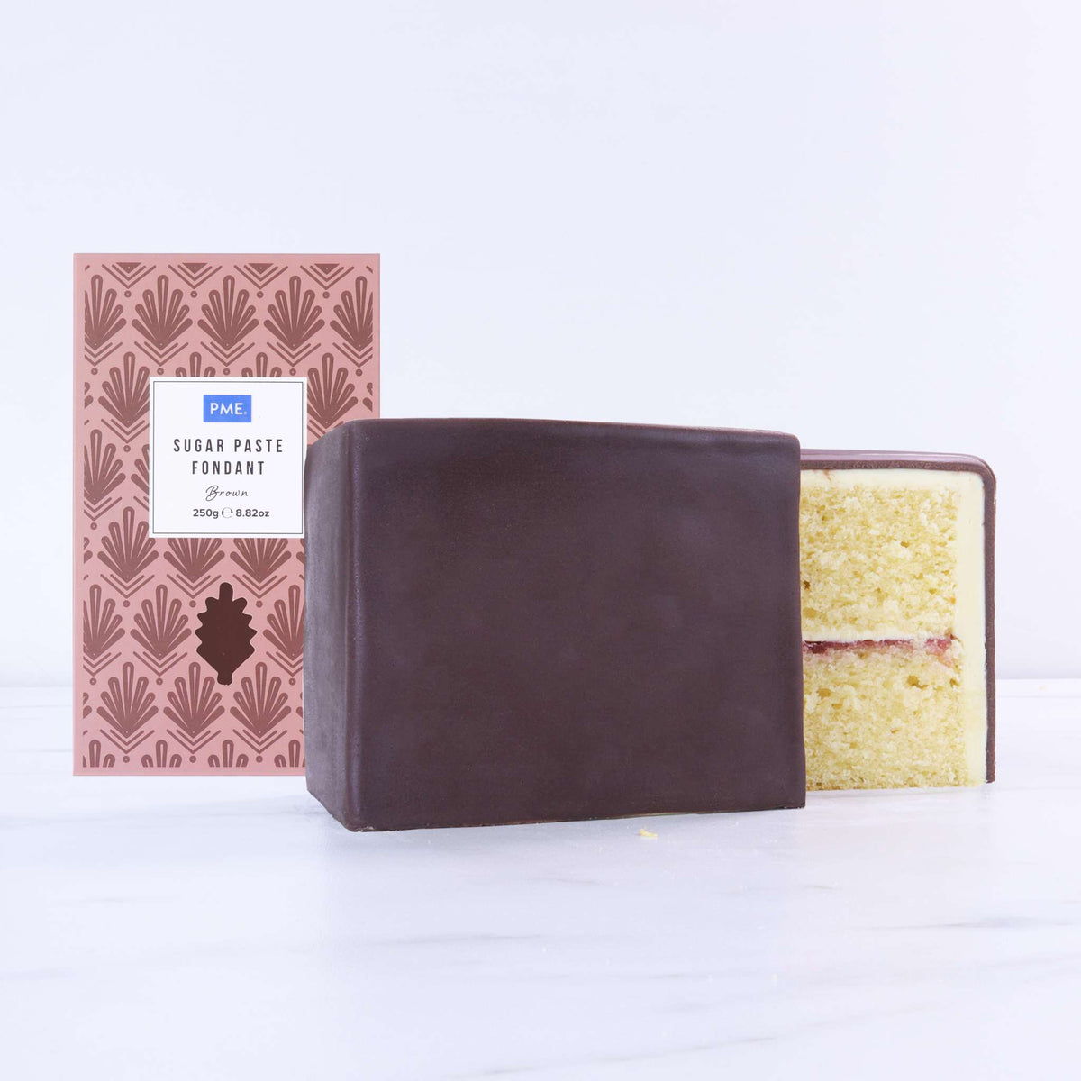 Pâte à Sucre Fondant - Marron (250g)