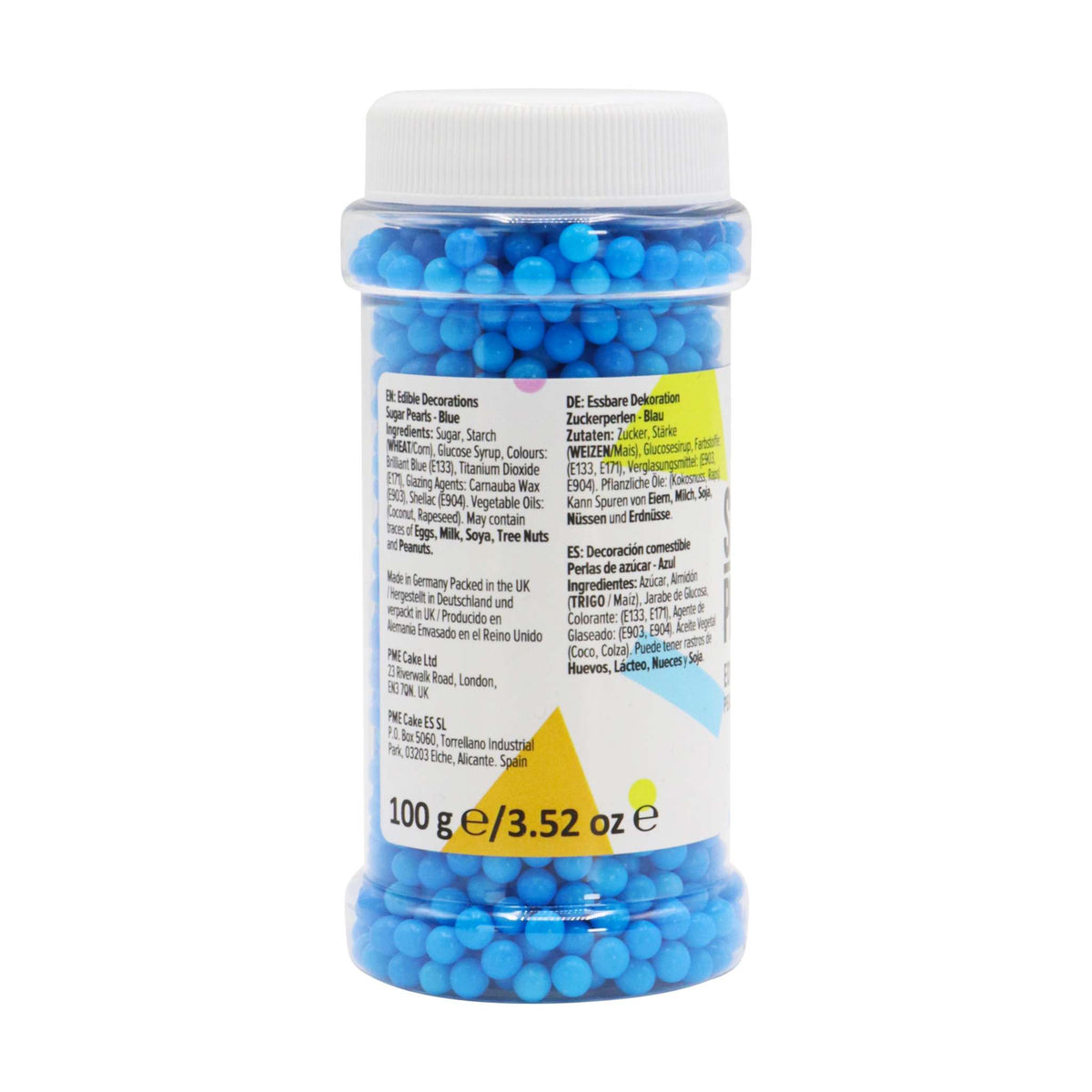 Suikerparels - Blauw (100g / 3.5oz)