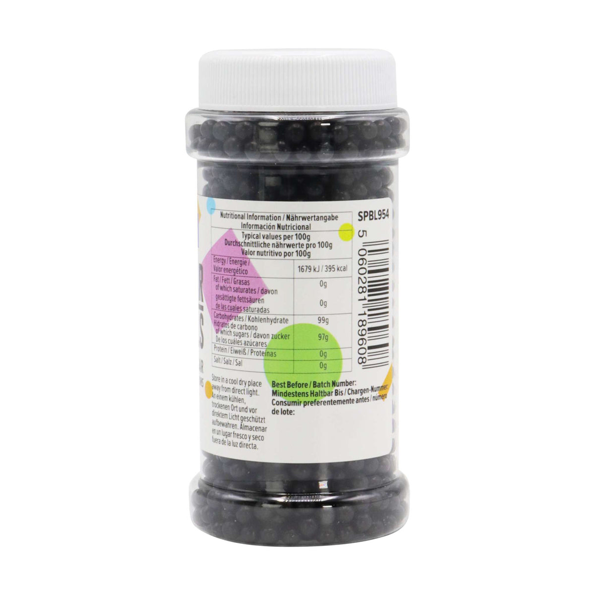 Kleine parels - Zwart 100g (100g / 3.5oz)