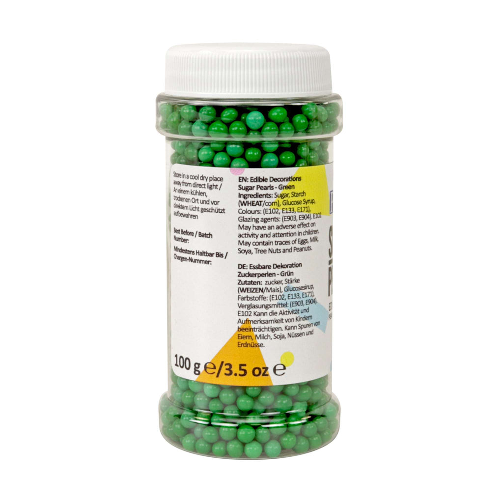 Perlas de Azúcar PME Verdes 100g