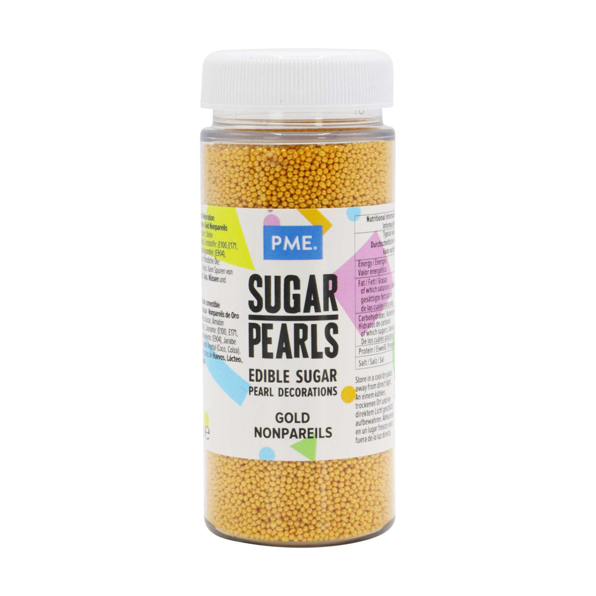 Gold Nonpareils Sprinkles (100g / 3.52oz)