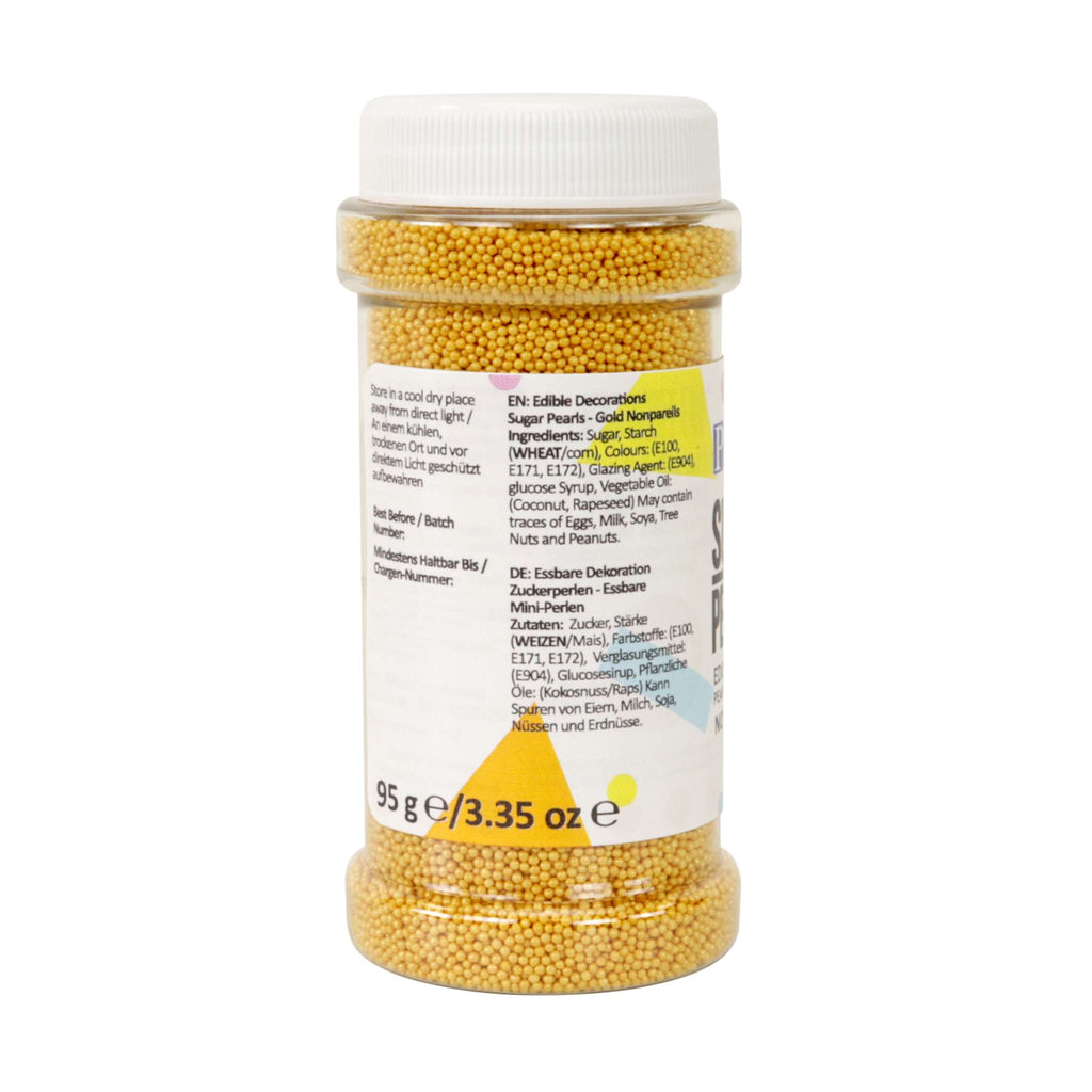 Gold Nonpareils Sprinkles (100g / 3.52oz)