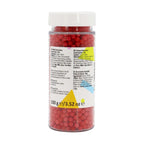 Red Sugar Pearls Sprinkles (100g / 3.52oz)