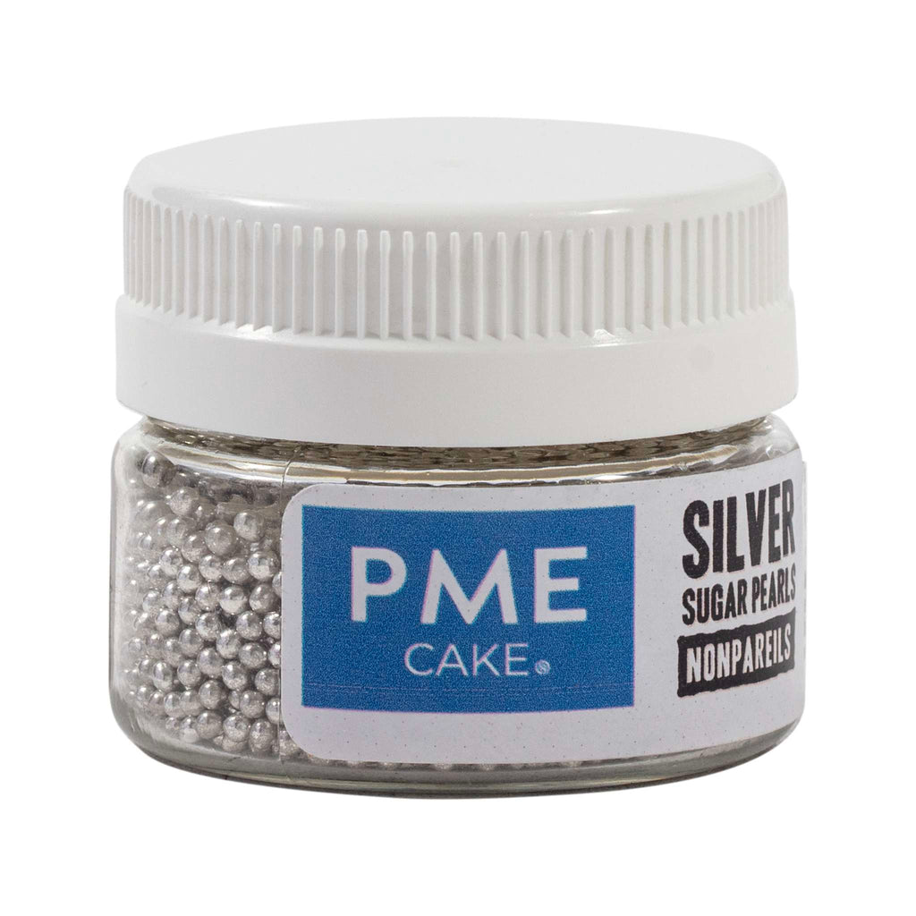 Perlas Plateadas de Azúcar - Nonpareils (25g)