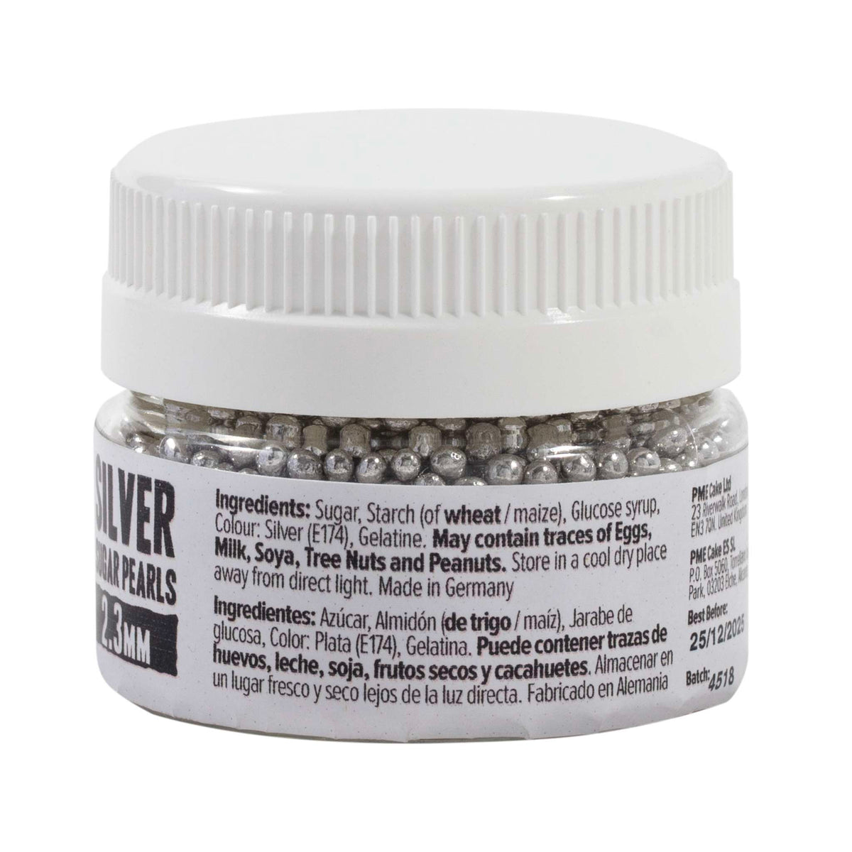 Zilveren Suikerparels - 2.3mm (25g)