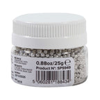 Silberne Zuckerperlen - 2.3mm (25g)